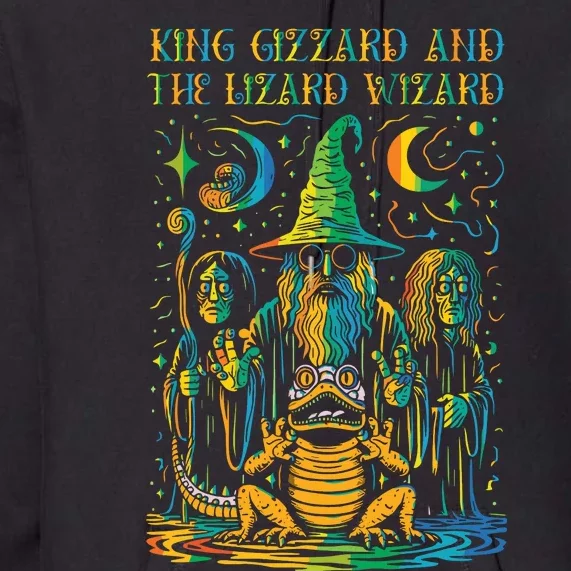 King Gizzard And The Lizard Wizard Original Fan Art Premium Hoodie