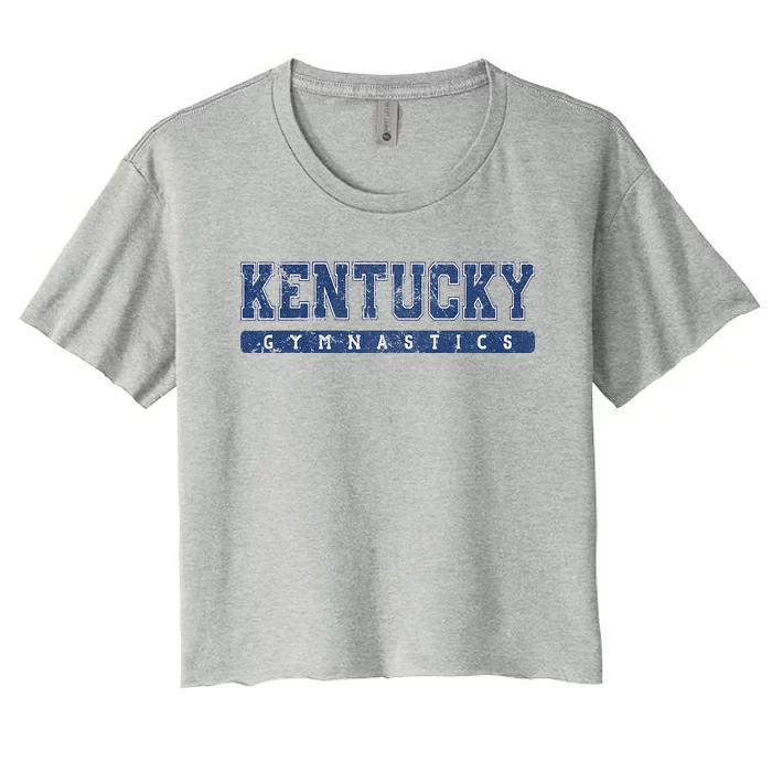 Kentucky Gymnastics Blue Women's Crop Top Tee