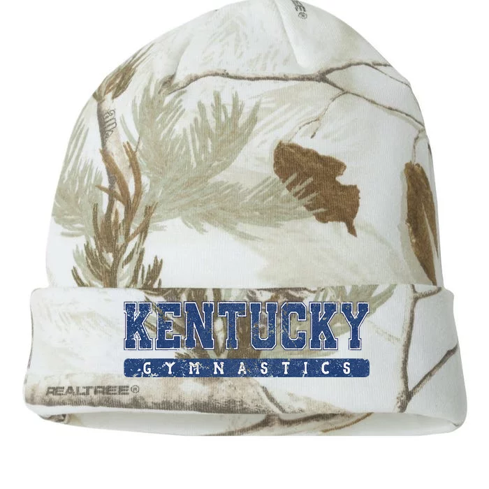 Kentucky Gymnastics Blue Kati - 12in Camo Beanie