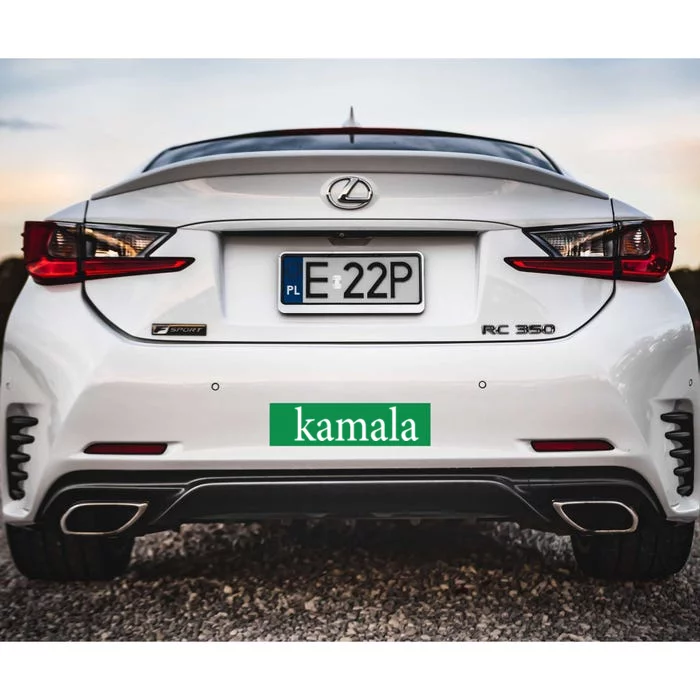 Kamala Green Brat 2024 Bumper Sticker