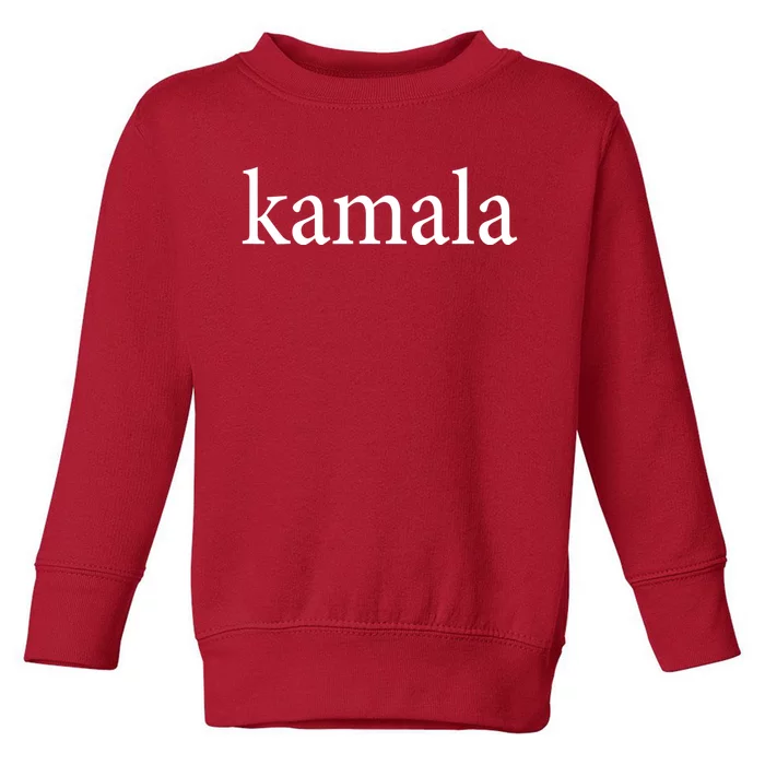 Kamala Green Brat 2024 Toddler Sweatshirt