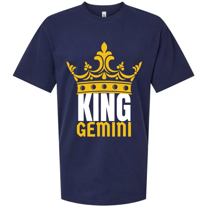 King Gemini Birthday Horoscope Zodiac Sign Astrology Sueded Cloud Jersey T-Shirt