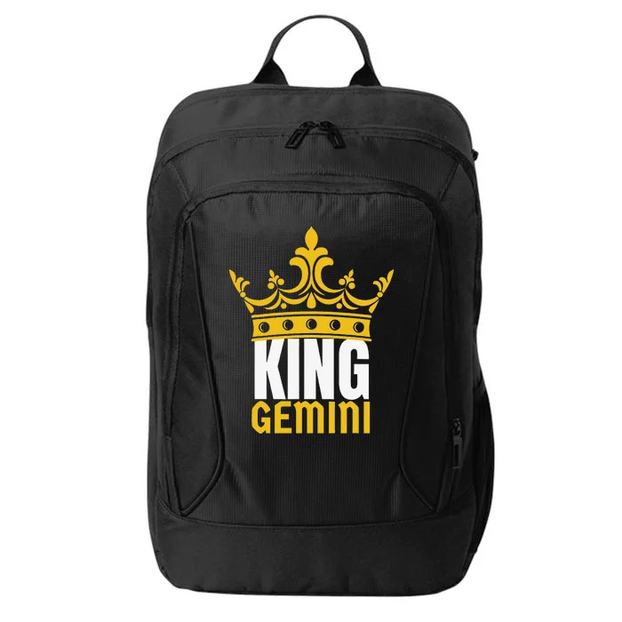 King Gemini Birthday Horoscope Zodiac Sign Astrology City Backpack