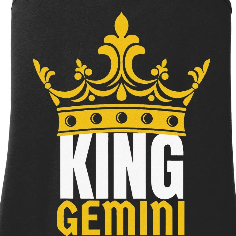 King Gemini Birthday Horoscope Zodiac Sign Astrology Ladies Essential Tank