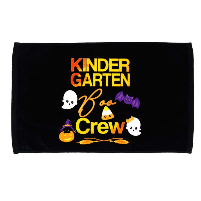 Kinder Garten Boo Crew Scare Kicked Event Trending Halloween Microfiber Hand Towel