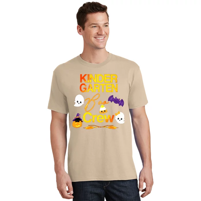 Kinder Garten Boo Crew Scare Kicked Event Trending Halloween T-Shirt