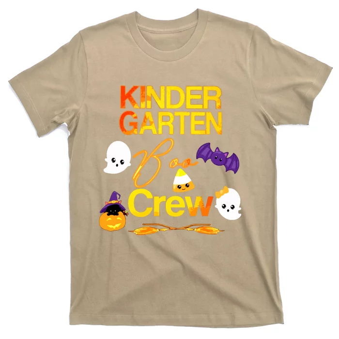 Kinder Garten Boo Crew Scare Kicked Event Trending Halloween T-Shirt