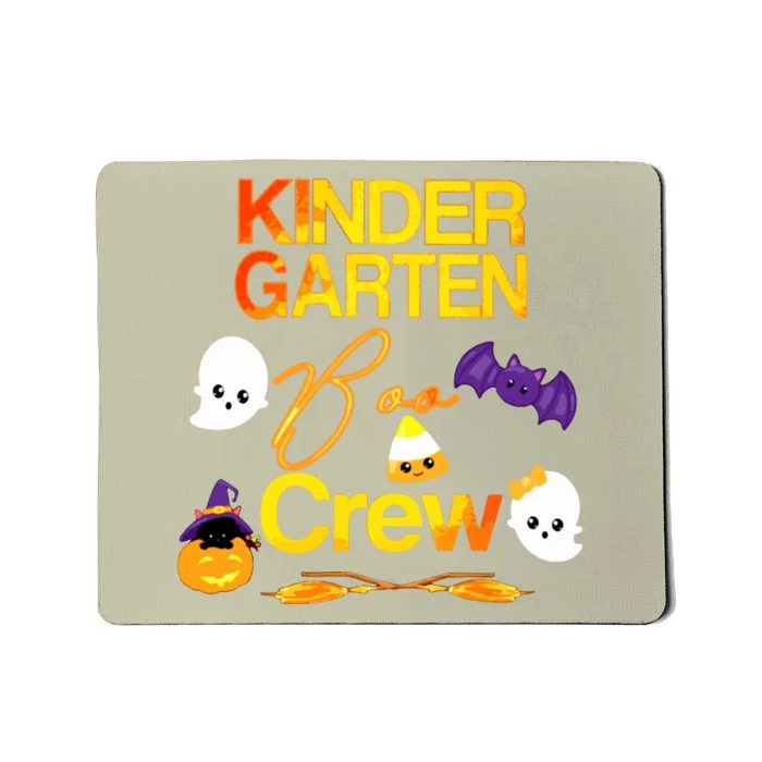 Kinder Garten Boo Crew Scare Kicked Event Trending Halloween Mousepad