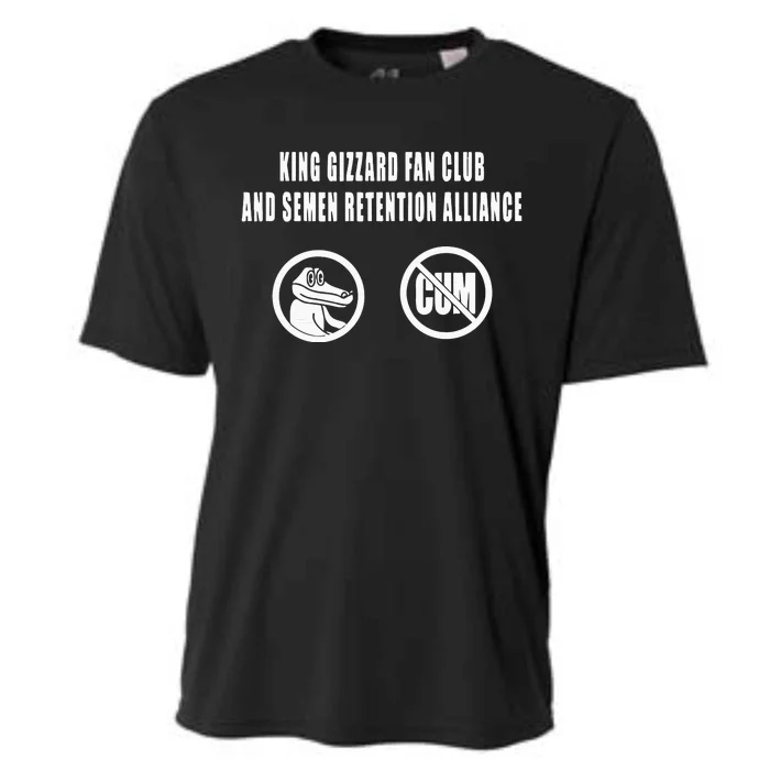 King Gizzard Club And Semen Retention Alliance Cooling Performance Crew T-Shirt