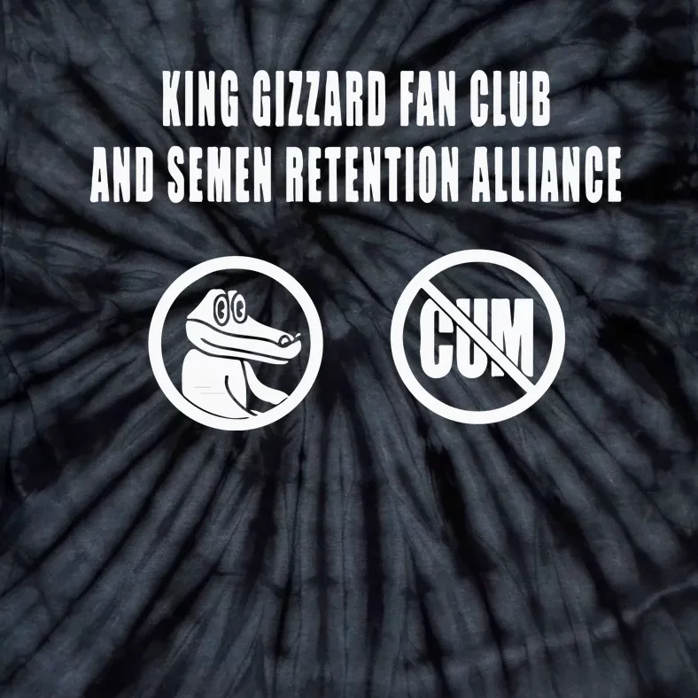 King Gizzard Club And Semen Retention Alliance Tie-Dye T-Shirt