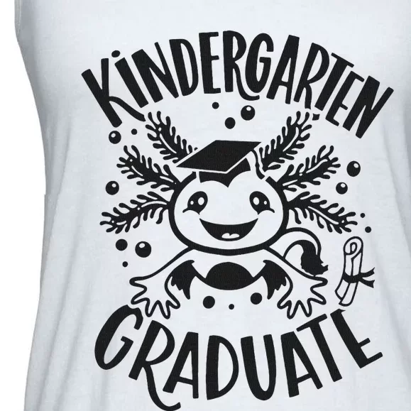 Kindergarten Graduate Cute Axolotl Design Ladies Essential Flowy Tank