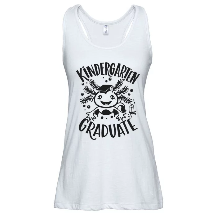 Kindergarten Graduate Cute Axolotl Design Ladies Essential Flowy Tank