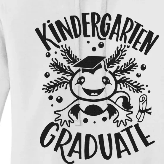 Kindergarten Graduate Cute Axolotl Design Women's Pullover Hoodie