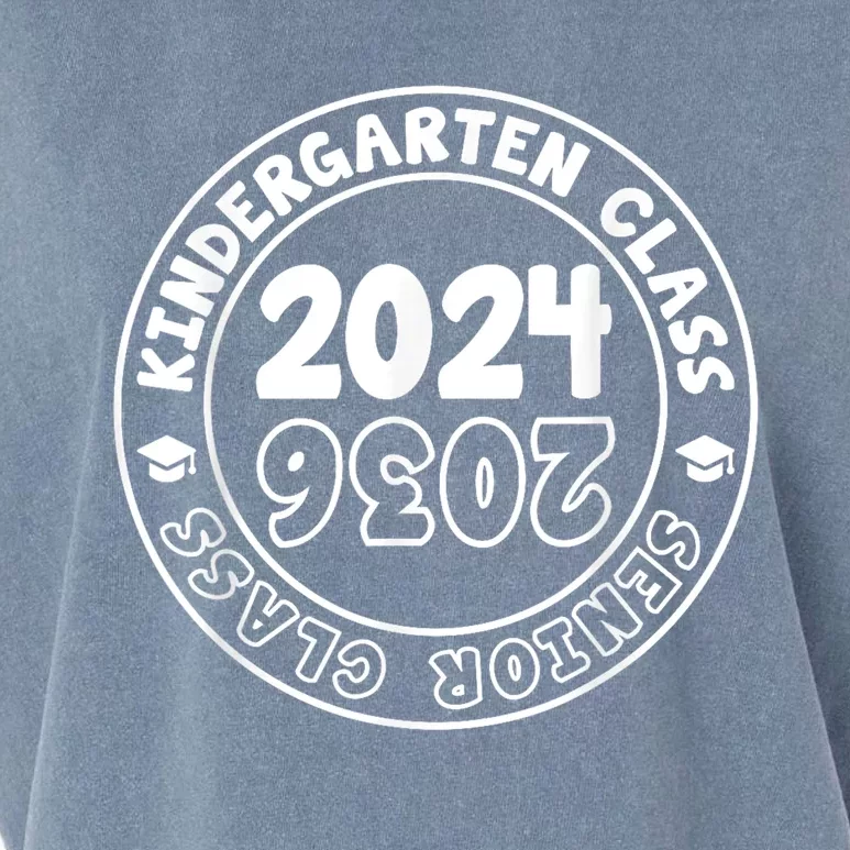 Kindergarten Graduation Class Of 2024 Senior Class Of 2036 Garment-Dyed Women's Muscle Tee