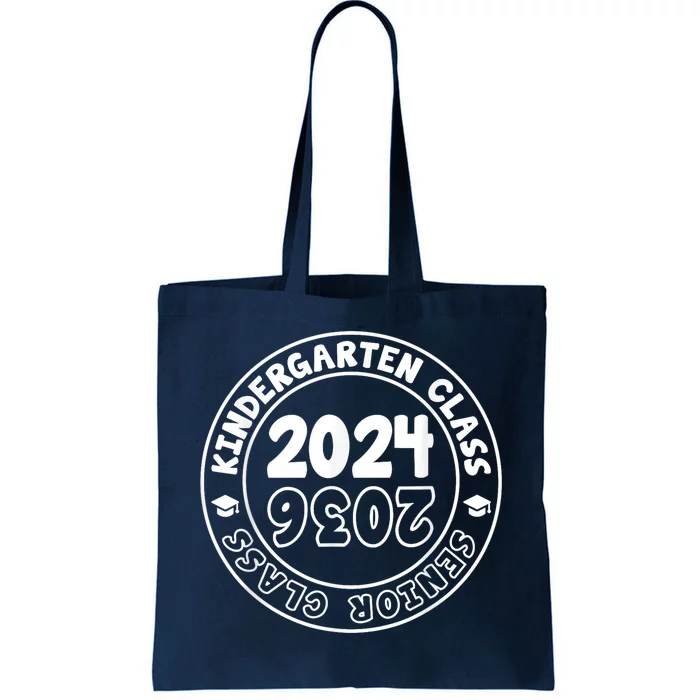 Kindergarten Graduation Class Of 2024 Senior Class Of 2036 Tote Bag