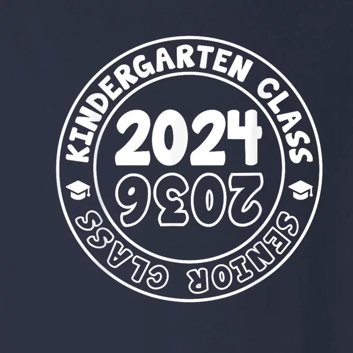 Kindergarten Graduation Class Of 2024 Senior Class Of 2036 Toddler Long Sleeve Shirt