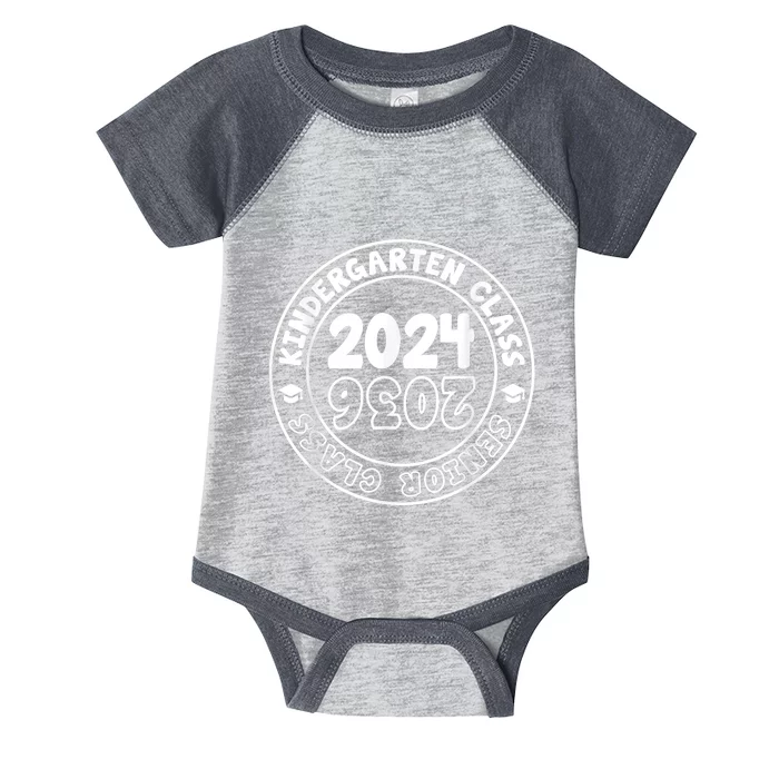 Kindergarten Graduation Class Of 2024 Senior Class Of 2036 Infant Baby Jersey Bodysuit