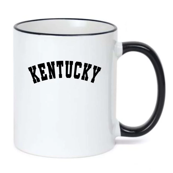 Kentucky Gift College Student Gift Black Color Changing Mug