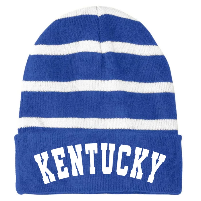 Kentucky Gift College Student Gift Striped Beanie with Solid Band