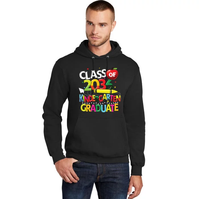 Kindergarten Graduate Class Of 2036 Last Day Of School Tall Hoodie