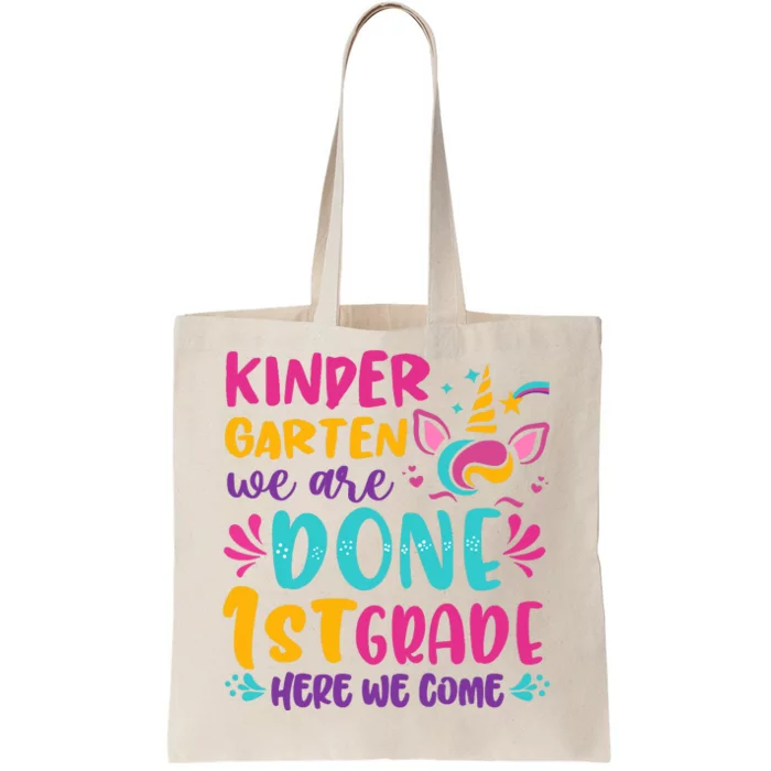 Kindergarten Graduation Cute Unicorn Class Tote Bag