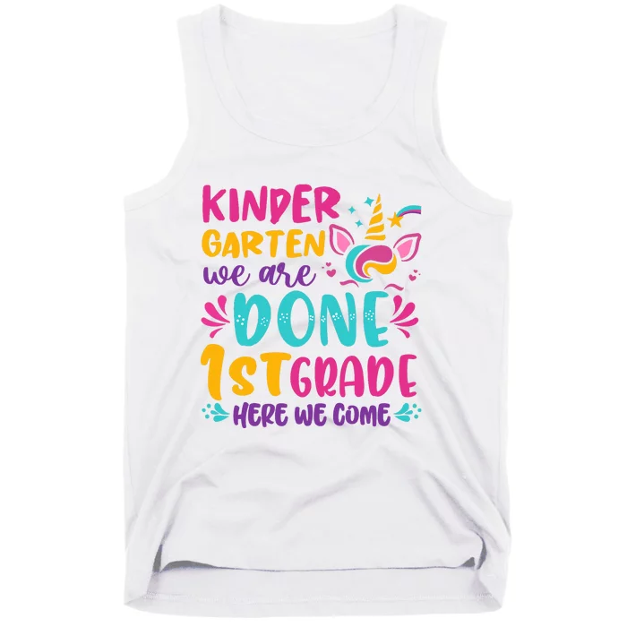 Kindergarten Graduation Cute Unicorn Class Tank Top