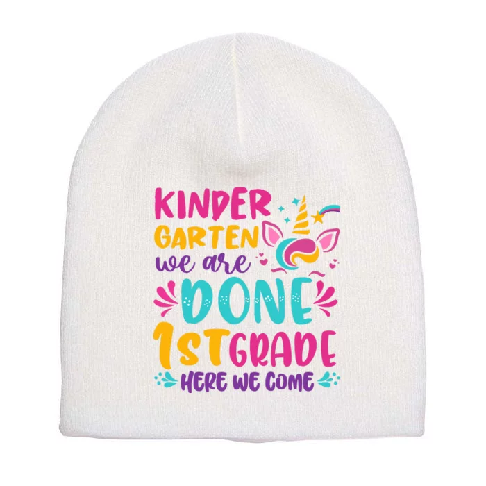 Kindergarten Graduation Cute Unicorn Class Short Acrylic Beanie