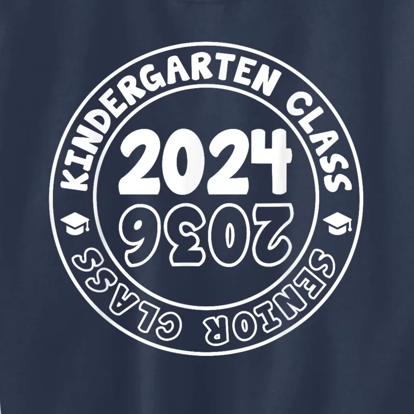 Kindergarten Graduation Class Of 2024 Senior Class Of 2036 Kids Sweatshirt