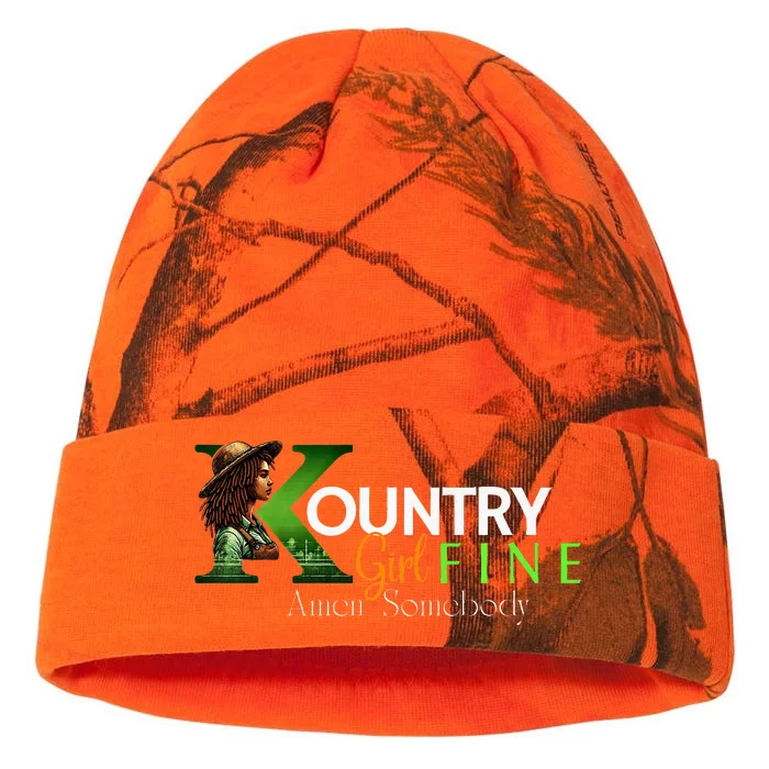 Kountry Girl Fine A Somebody Kati - 12in Camo Beanie