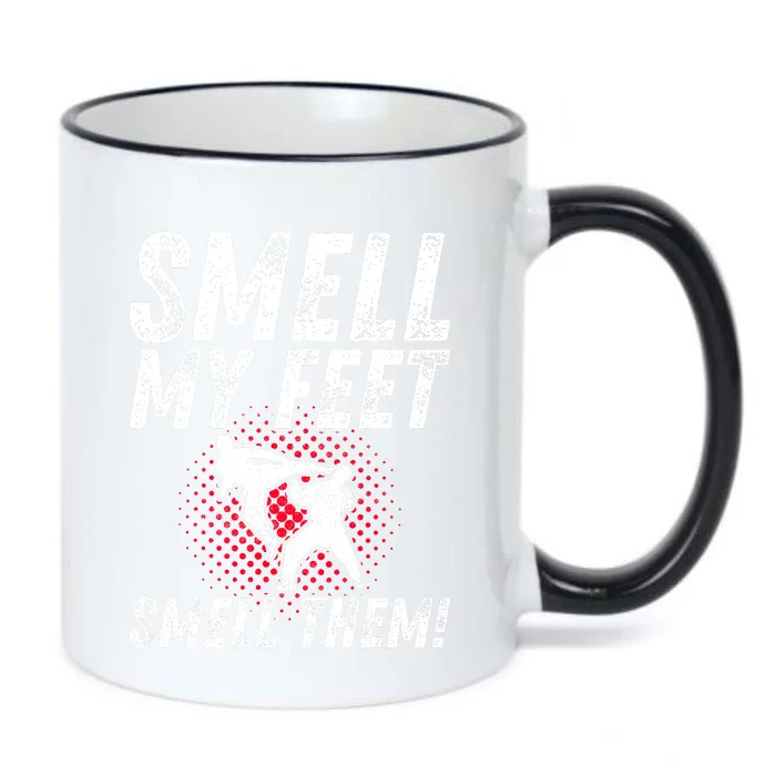 Karate Gifts Funny Smell Feet Karate Funny Black Color Changing Mug