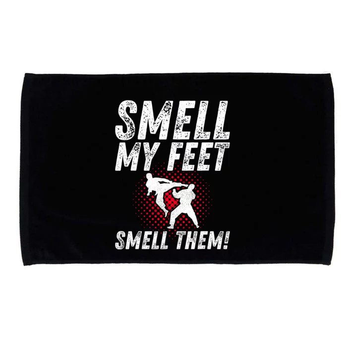 Karate Gifts Funny Smell Feet Karate Funny Microfiber Hand Towel