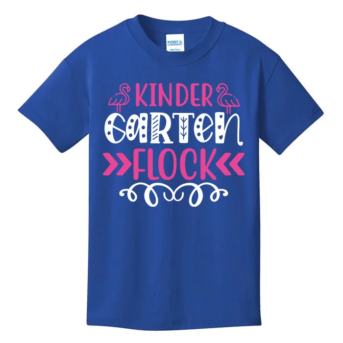 Kinder Garten Flock Back To School Heart Teacher Student Gift Kids T-Shirt