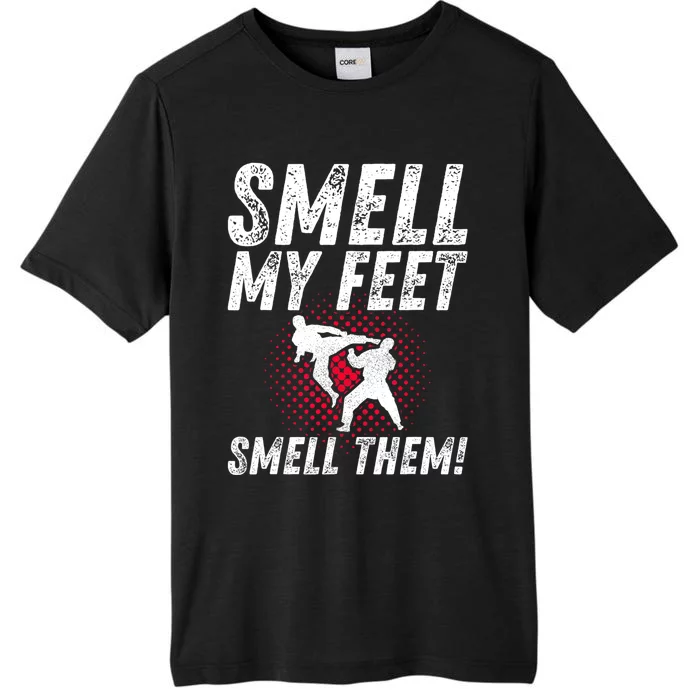 Karate Gifts For Girls Funny Smell Feet Karate Funny ChromaSoft Performance T-Shirt