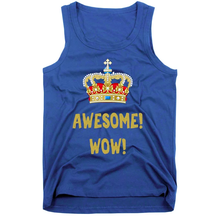 King George Gift Awesome Wow Gift Founding Father Hamilton Meaningful Gift Tank Top