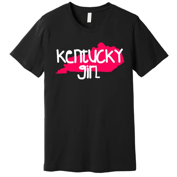 Kentucky Girl I Love Kentucky State Home Premium T-Shirt