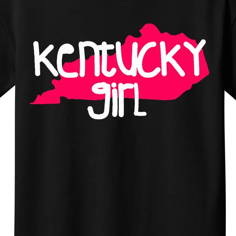 Kentucky Girl I Love Kentucky State Home Kids T-Shirt