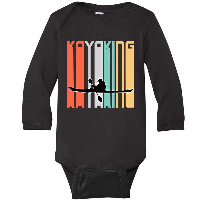 Kayaker Gift Idea Kayak Lover For Him Or Her Gift Baby Long Sleeve Bodysuit