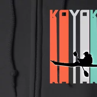 Kayaker Gift Idea Kayak Lover For Him Or Her Gift Full Zip Hoodie