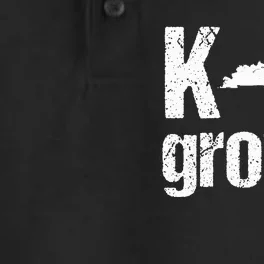 Kentucky Grown Ky Home State Distressed Dry Zone Grid Performance Polo