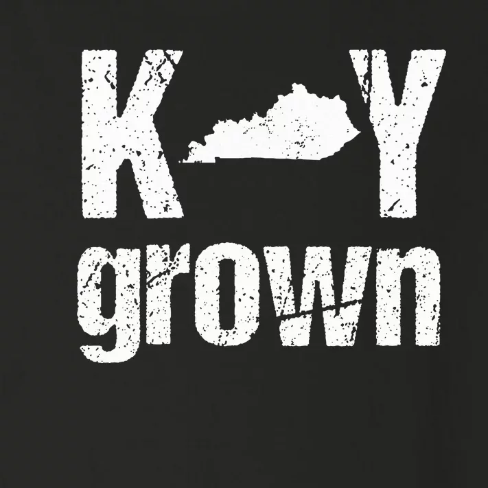 Kentucky Grown Ky Home State Distressed Toddler Long Sleeve Shirt