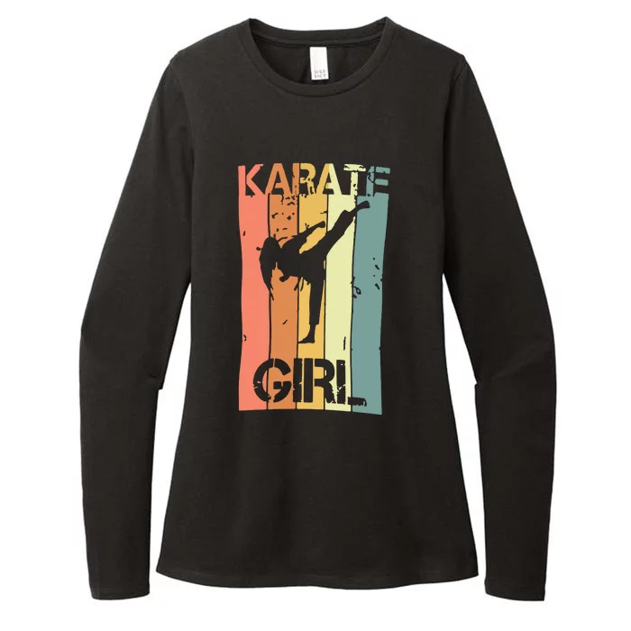 Karate Girl Womens CVC Long Sleeve Shirt