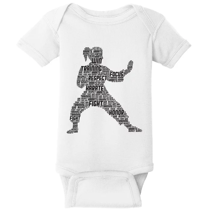 Karate Girl Baby Bodysuit