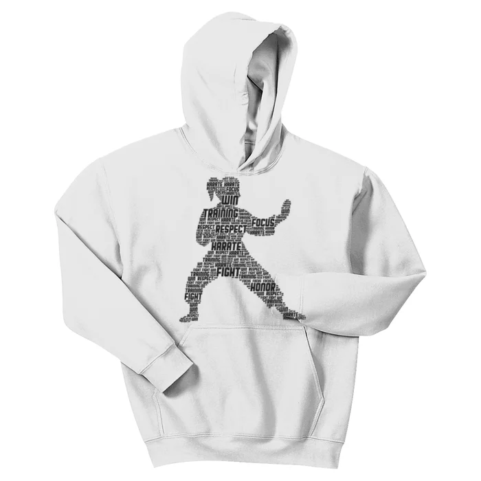 Karate Girl Kids Hoodie