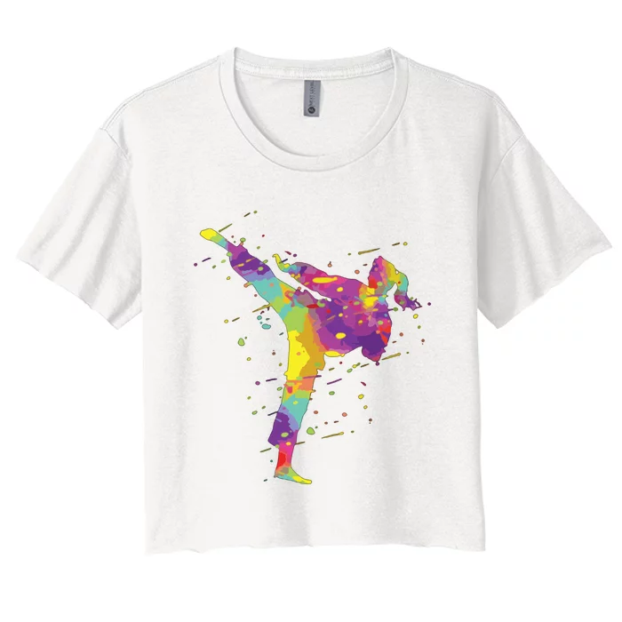 Karate Girl Women's Crop Top Tee