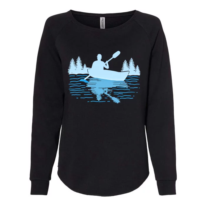 Kayaking Gift Kayak At Sunset Cool Gift Womens California Wash Sweatshirt