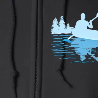 Kayaking Gift Kayak At Sunset Cool Gift Full Zip Hoodie