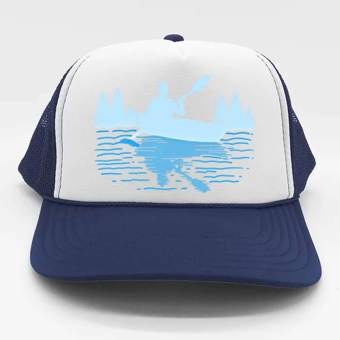 Kayaking Gift Kayak At Sunset Cool Gift Trucker Hat