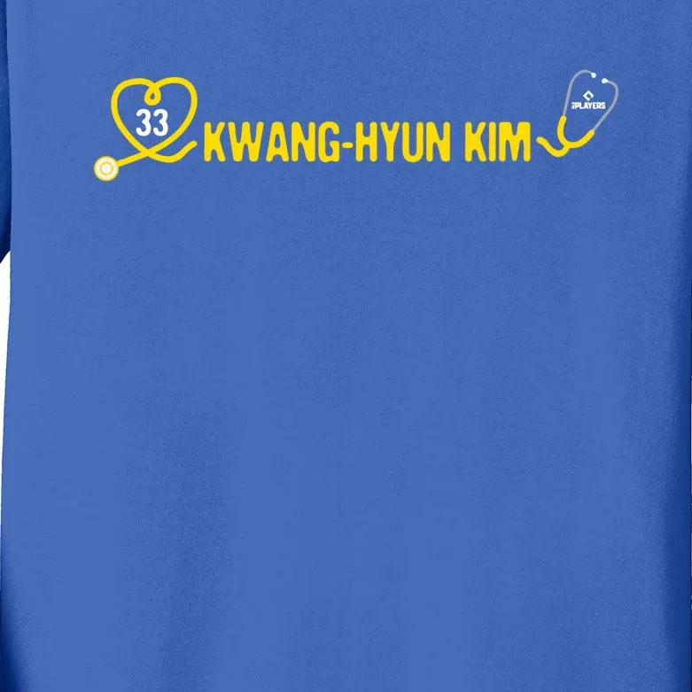 Kwanggreat Gifthyun Kim St Louis Baseball Medical Student Doctor Cute Gift Kids Long Sleeve Shirt