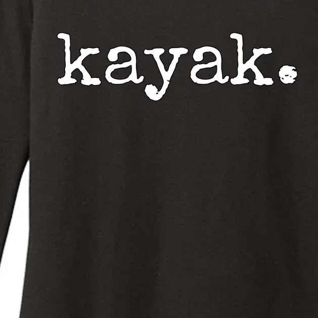 Kayak Gift Womens CVC Long Sleeve Shirt