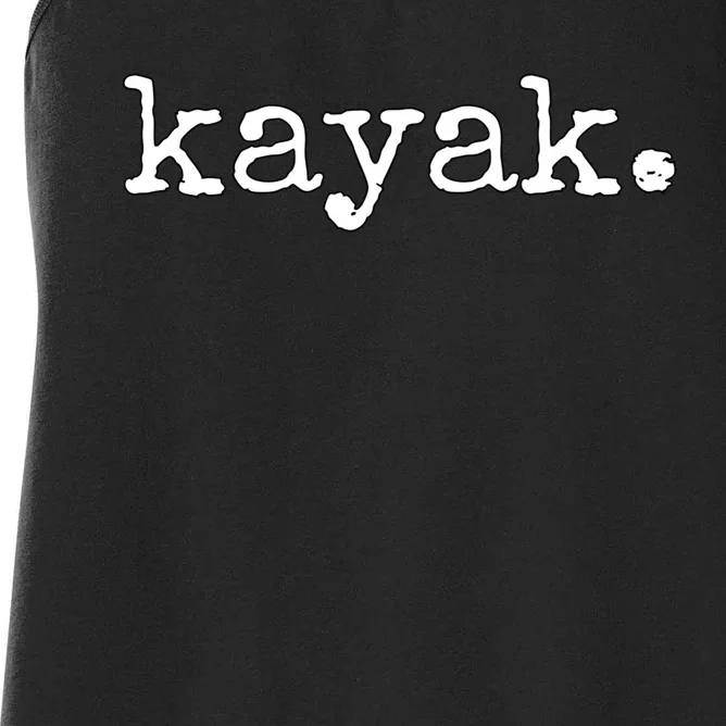 Kayak Gift Women's Racerback Tank